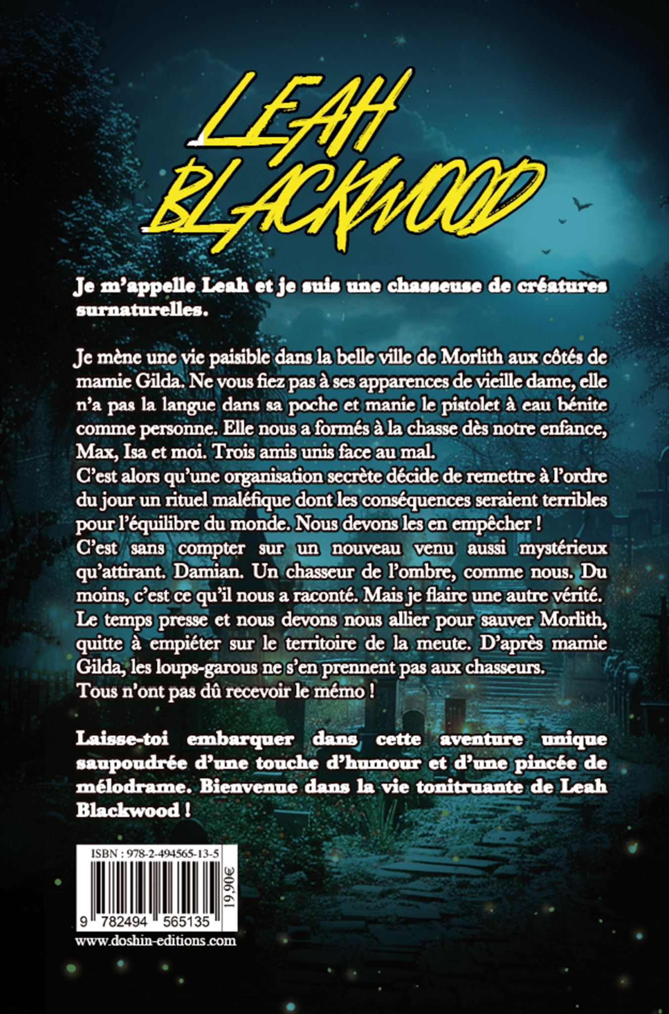 Leah Blackwood - Tome 1 - Les chasseurs de l'Ombre - Dôshin Éditions