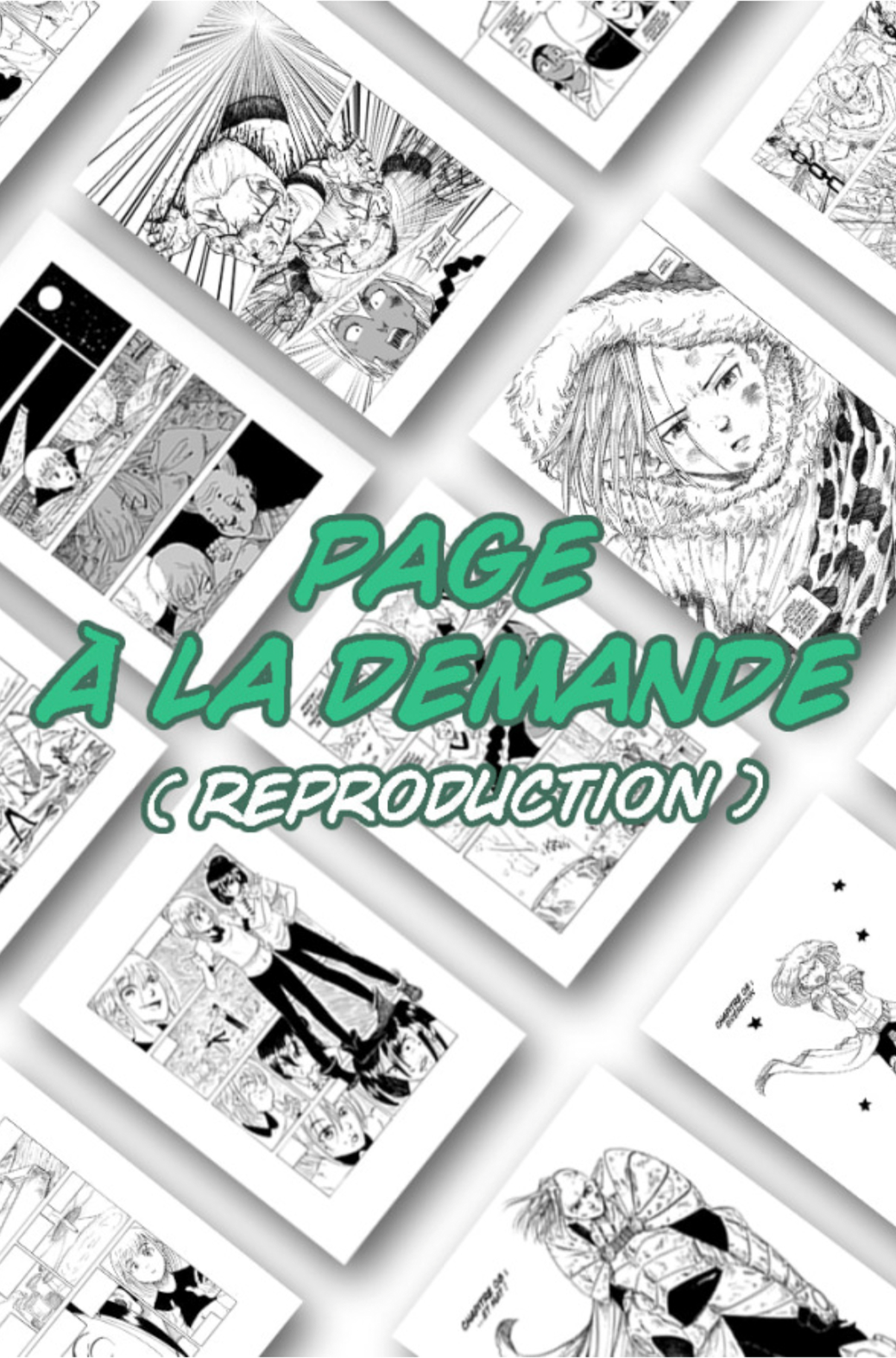 Reproduction pages manga - Dôshin Éditions